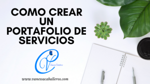 como crear un portafolio de servicios